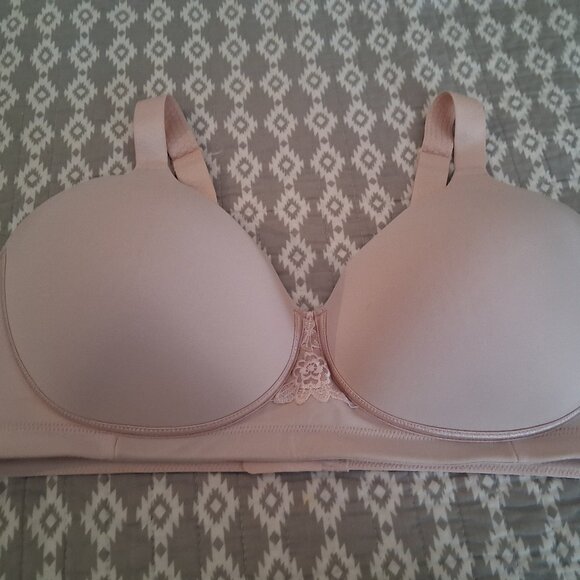 Vanity Fair Bra Style 71380 Wirefree 40D Dusty Pink - Picture 1 of 6